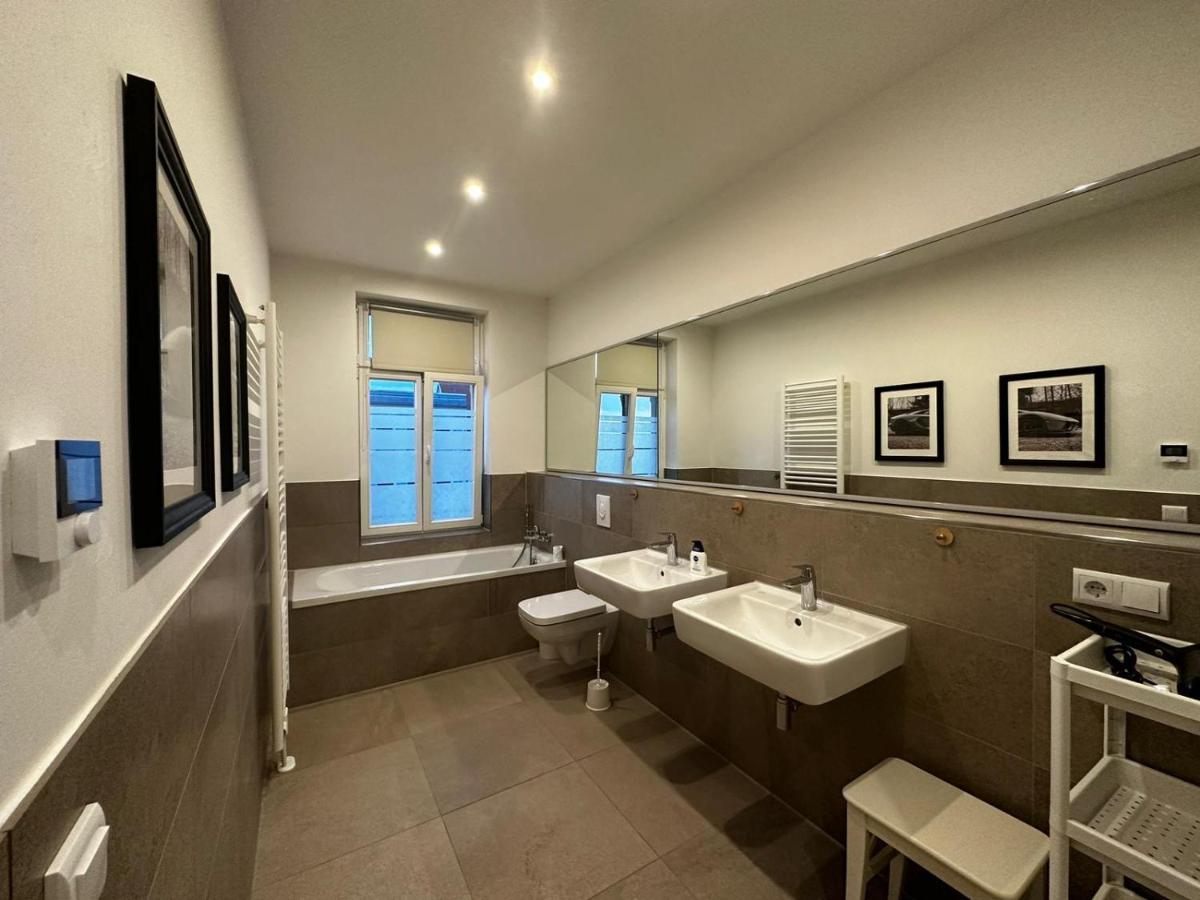 Nr 14 - Hochwertiges 3 Zimmer Maisonette Appartment Mit Grosszugigen Wohnbereich Und Balkon Leipzig Dış mekan fotoğraf