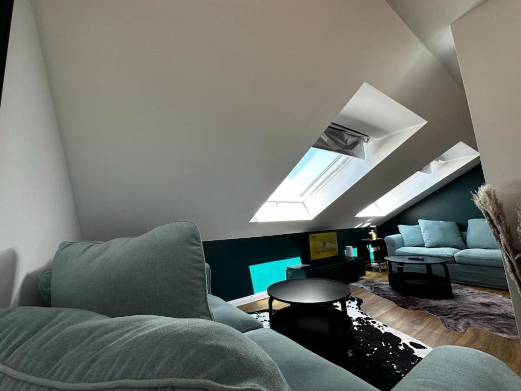Nr 14 - Hochwertiges 3 Zimmer Maisonette Appartment Mit Grosszugigen Wohnbereich Und Balkon Leipzig Dış mekan fotoğraf