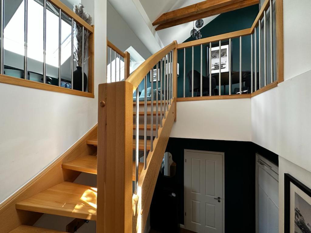 Nr 14 - Hochwertiges 3 Zimmer Maisonette Appartment Mit Grosszugigen Wohnbereich Und Balkon Leipzig Dış mekan fotoğraf