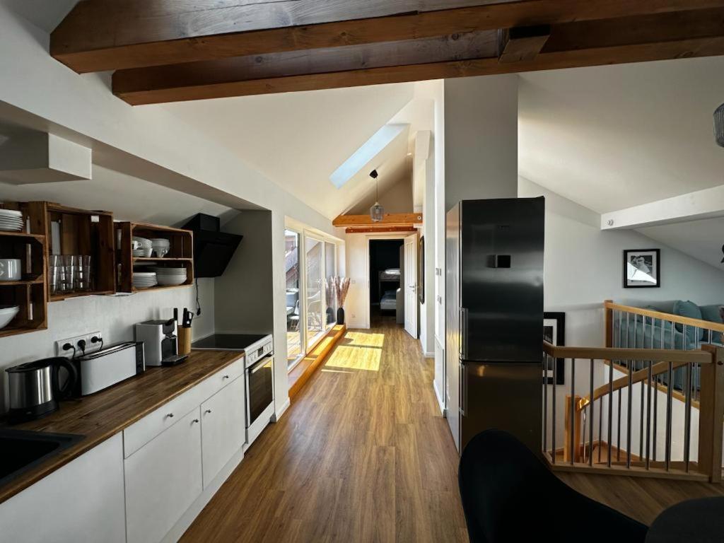 Nr 14 - Hochwertiges 3 Zimmer Maisonette Appartment Mit Grosszugigen Wohnbereich Und Balkon Leipzig Dış mekan fotoğraf